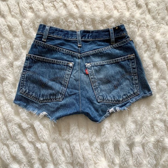 LEVI'S | Denim Blue Shorts - Picture 2 of 3